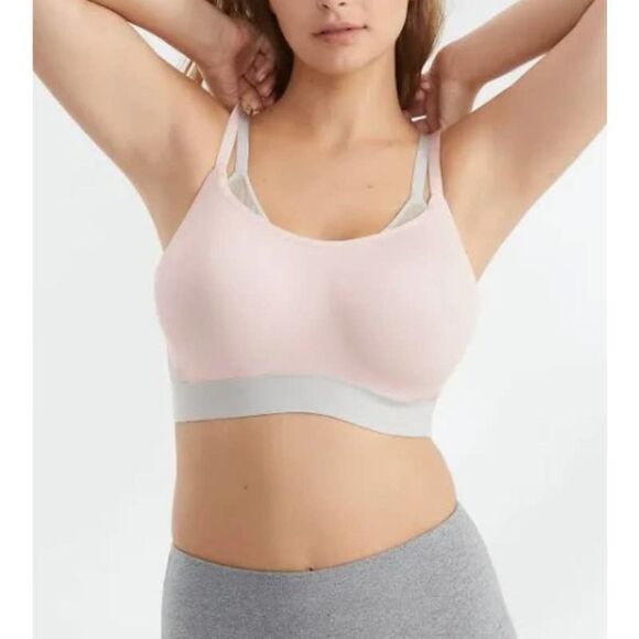 Natori Gravity Pink Pearl Mink Contour Underwire Sports Bra Size 32CNWT - Picture 2 of 6